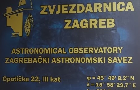 School visit to Zagreb observatory